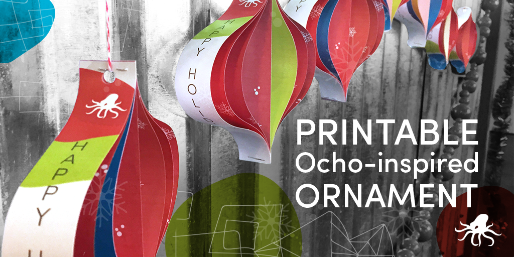 An Original Origami-inspired Ocho-adorned Tree Ornament