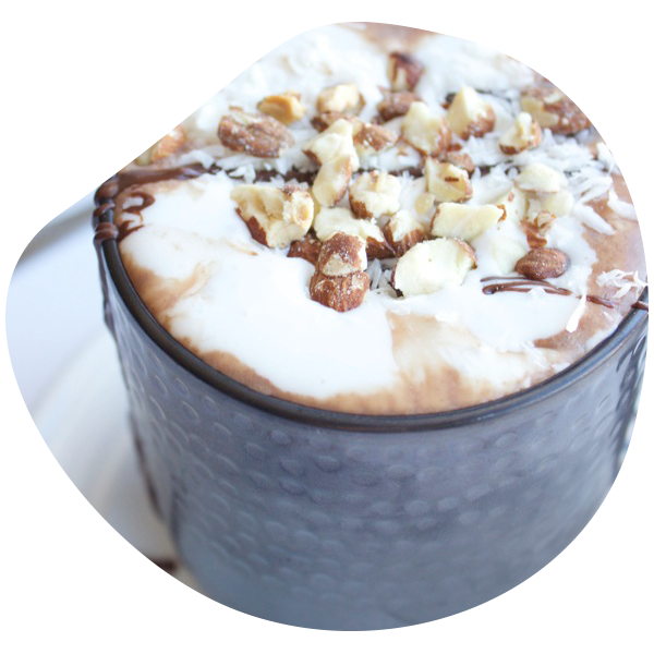 Vegan Almond Joy Hot Chocolate